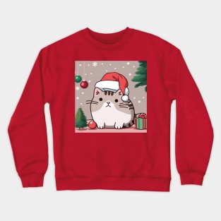 Pu-sheen Santa Kitty Crewneck Sweatshirt